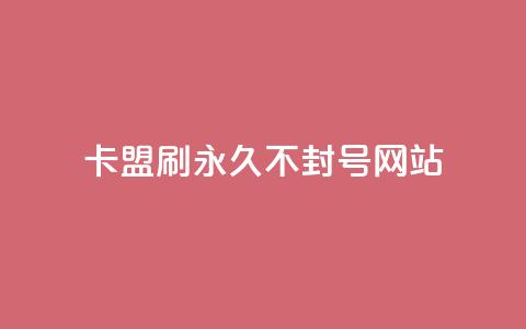 卡盟刷svip永久不封号网站 - 卡盟网站，安全稳定的永久SVIP服务，绝无封号风险~  第1张